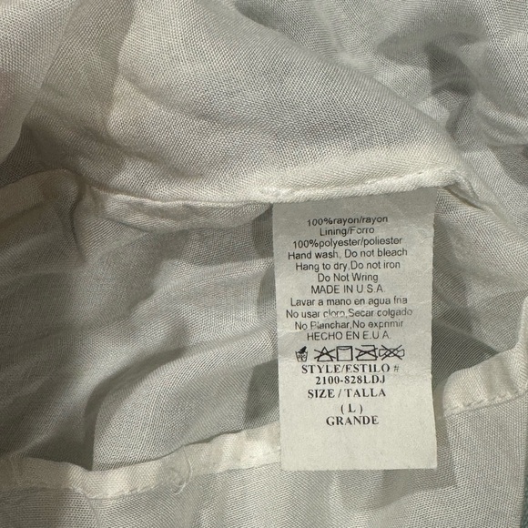 Pookie and Sebastian Floral Ruffle Dress Size Large NWOT - Picture 5 of 5